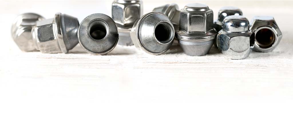 Chrome plated lug nuts