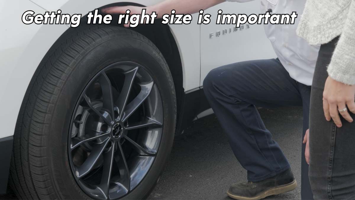Getting the right tire sock size is important