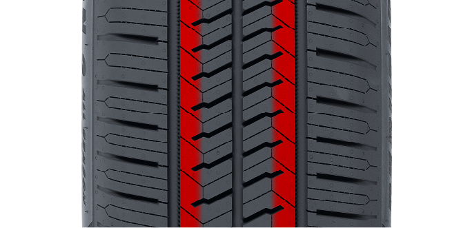 interlocking tread blocks and 3D sipes