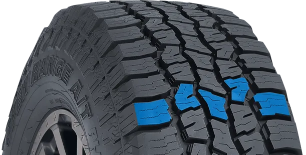 Rigid all-terrain tire tread